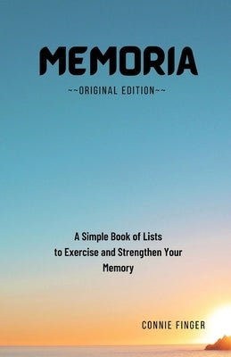 Memoria by Finger, Connie