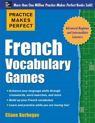 French Vocabulary Games by Kurbegov, Eliane