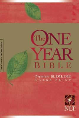 One Year Premium Slimline Bible-NLT-Large Print 10th Anniversary by Tyndale