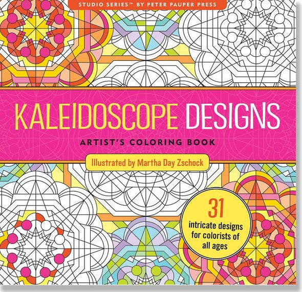 Kaleidescope Adult Coloring Book (31 Stress-Relieving Designs) by Peter Pauper Press Inc