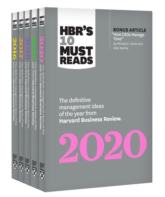 5 Years of Must Reads from Hbr: 2020 Edition (5 Books) by Review, Harvard Business