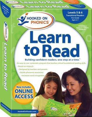Hooked on Phonics Learn to Read - Levels 5&6 Complete: Transitional Readers (First Grade - Ages 6-7) by Hooked on Phonics