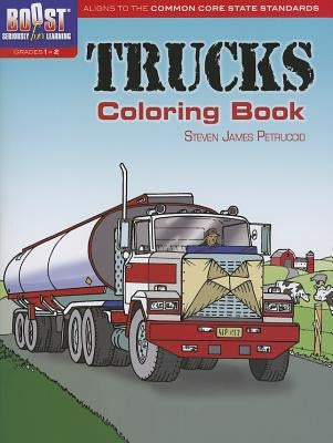 Trucks Coloring Book by Petruccio, Steven James