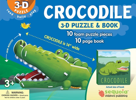 Crocodile: Wildlife 3D Puzzle and Book by Sequoia Children's Publishing