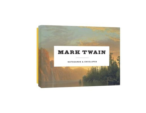 Mark Twain Notecards: 12 Literary Notecards with Envelopes (Wit and Wisdom from Mark Twain, Boxed Card Set with Themed Envelopes, Gift for A by Princeton Architectural Press
