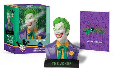 The Joker Talking Bust and Illustrated Book by Manning, Matthew K.