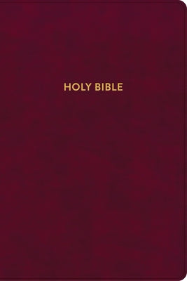 KJV Rainbow Study Bible, Burgundy Leathertouch by Holman Bible Publishers