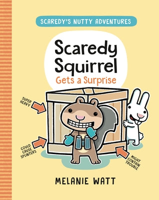 Scaredy Squirrel Gets a Surprise: (A Graphic Novel) by Watt, Melanie