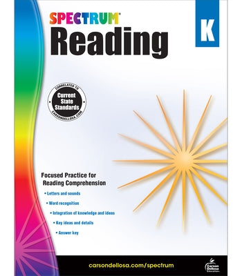 Spectrum Reading Workbook, Grade K by Spectrum