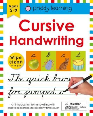 Wipe Clean Workbook: Cursive Handwriting by Priddy, Roger