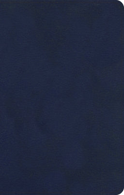 KJV Single-Column Compact Bible, Navy Leathertouch by Holman Bible Publishers