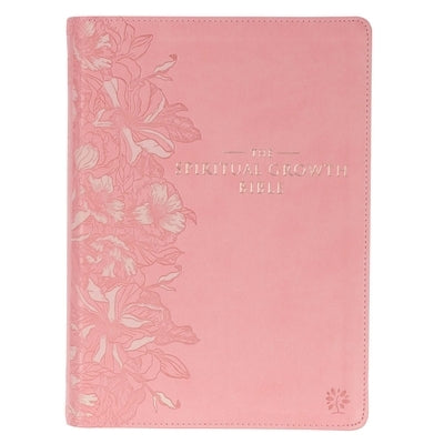The Spiritual Growth Bible Pink Faux Leather by 