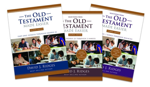 Old Testament Made Easier - Come Follow Me Journal Edition by David J Ridges