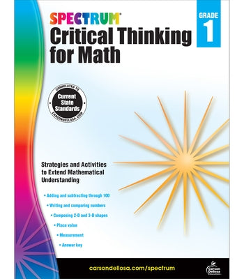 Spectrum Critical Thinking for Math, Grade 1 by Spectrum