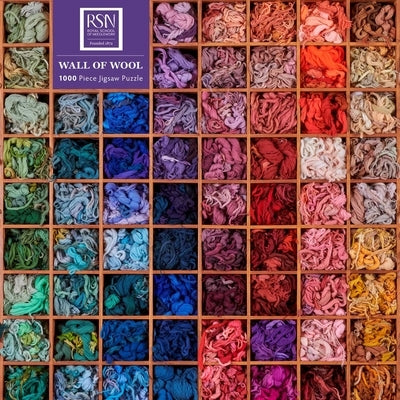 Adult Jigsaw Puzzle: Royal School of Needlework: Wall of Wool: 1000-Piece Jigsaw Puzzles by Flame Tree Studio