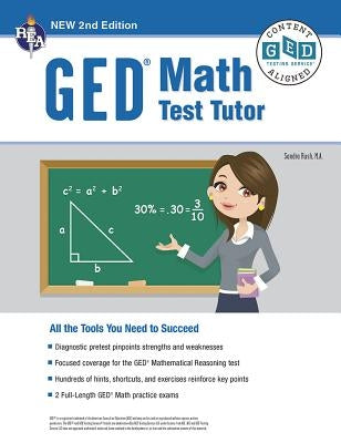Ged(r) Math Test Tutor, for the 2020 Ged(r) Test, 2nd Edition by Rush, Sandra
