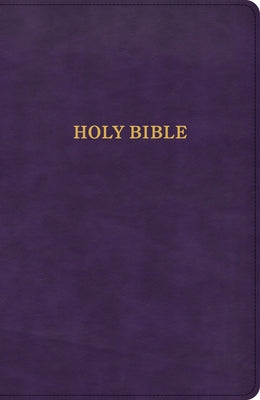 KJV Thinline Bible, Purple Leathertouch by Holman Bible Publishers