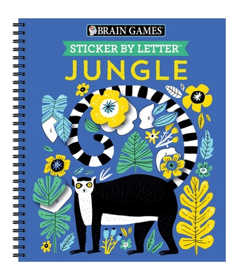 Brain Games - Sticker by Letter: Jungle by Publications International Ltd