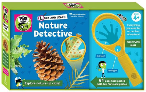 Look and Learn Nature Detective [With Book and Activity Poster and Portable Nature Id Chart and Magnifying Glass] by Parvis, Sarah