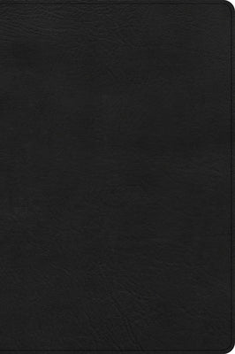 CSB Large Print Thinline Bible, Black Leathertouch by Csb Bibles by Holman