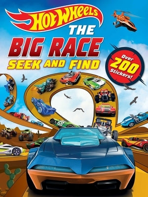 Hot Wheels: The Big Race Seek and Find: 100% Officially Licensed by Mattel, Over 200 Stickers, Perfect for Car Rides for Kids Ages 4 to 8 Years Old by Mattel