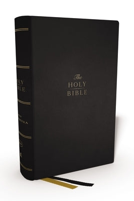 Kjv, Center-Column Reference Bible with Apocrypha, Hardcover, 73,000 Cross-References, Red Letter, Comfort Print: King James Version by Thomas Nelson