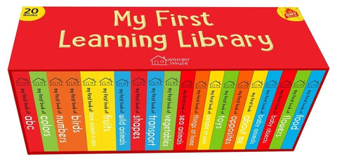 My First Complete Learning Library: Boxset of 20 Board Books Gift Set for Kids (Horizontal Design) by Books, Wonder House