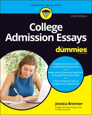 College Admission Essays for Dummies by Woods, Geraldine