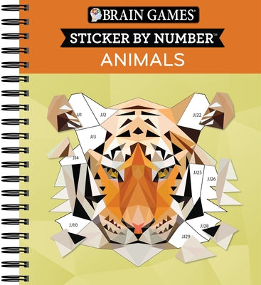 Sticker by Number Animals: Brain Games by Publications International Ltd