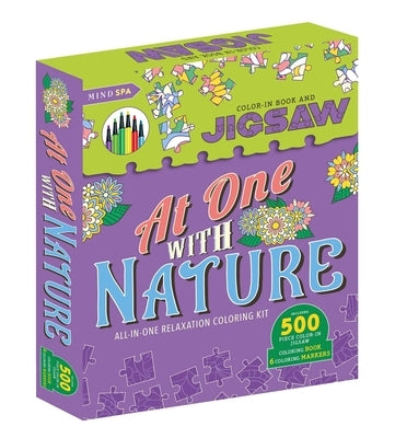 At One with Nature: Includes 500 Piece Color-In-Jigsaw and More! by Igloobooks