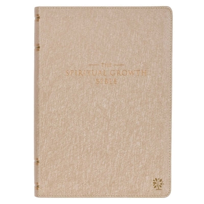 The Spiritual Growth Bible Pearled Ivory Faux Leather by 