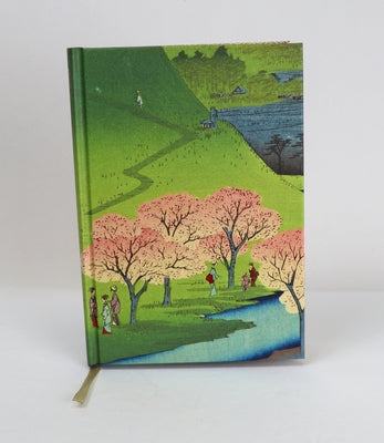 Hiroshige Cherry Blossoms Lined Hardcover Journal: Blank Notebook with Ribbon Bookmark by Tuttle Studio