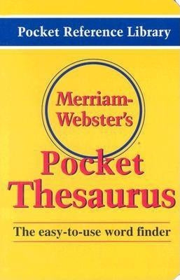 Merriam-Webster's Pocket Thesaurus by Merriam-Webster Inc
