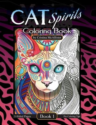 Cat Spirits Coloring Book: Book 1 by McAllister, Cristina