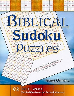 Biblical Sudoku Puzzles by Ormond, James