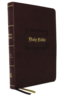 Kjv, Thinline Bible, Large Print, Vintage Series, Leathersoft, Brown, Red Letter, Comfort Print: Holy Bible, King James Version by Thomas Nelson