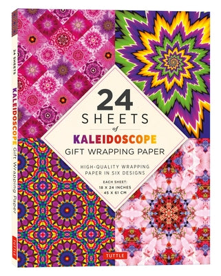 Kaleidoscope Gift Wrapping Paper - 24 Sheets: High-Quality 18 X 24 (45 X 61 CM) Wrapping Paper by Tuttle Publishing