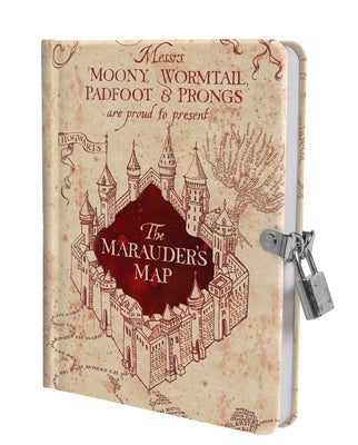 Harry Potter: Marauder's Map Lock & Key Diary by Muti