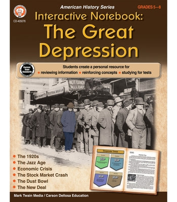 Interactive Notebook: The Great Depression by Cameron, Schyrlet