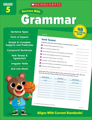 Scholastic Success with Grammar Grade 5 by Scholastic Teaching Resources
