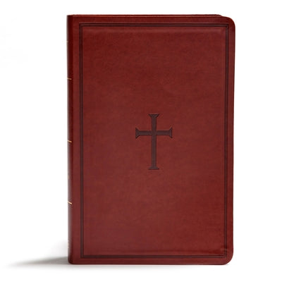 KJV Giant Print Reference Bible, Brown Leathertouch by Holman Bible Staff