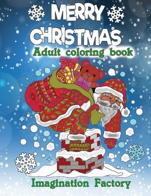 Merry Christmas Adult coloring book by Factory, Imagination