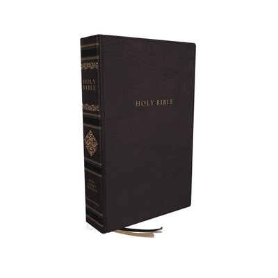 Kjv, Sovereign Collection Bible, Personal Size, Genuine Leather, Black, Red Letter Edition, Comfort Print: Holy Bible, King James Version by Thomas Nelson