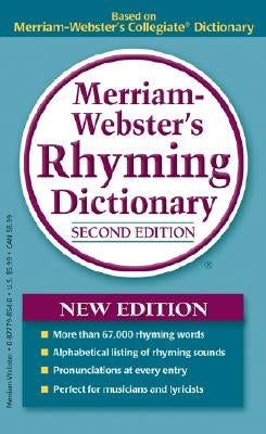 Merriam-Webster's Rhyming Dictionary by Merriam-Webster Inc