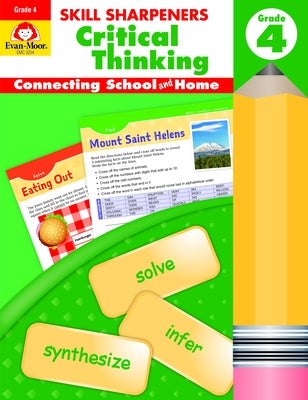 Skill Sharpeners Critical Thinking Grade 4 by Evan-Moor Educational Publishers
