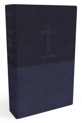 NKJV, Value Thinline Bible, Standard Print, Imitation Leather, Blue, Red Letter Edition by Thomas Nelson