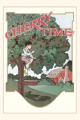 Vintage Journal Cherry Time, Boy in Tree by Found Image Press