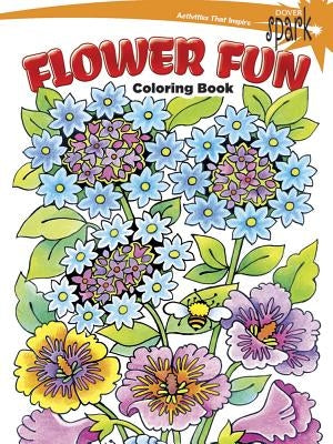 Spark Flower Fun Coloring Book by Swanson, Maggie
