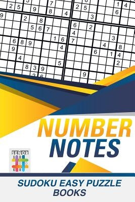 Number Notes Sudoku Easy Puzzle Books by Senor Sudoku