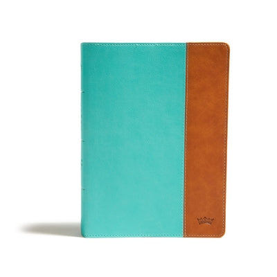 CSB Tony Evans Study Bible, Teal/Earth Leathertouch, Indexed by Evans, Tony